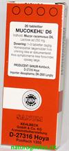Mucokehl D6 tabletter Sanum